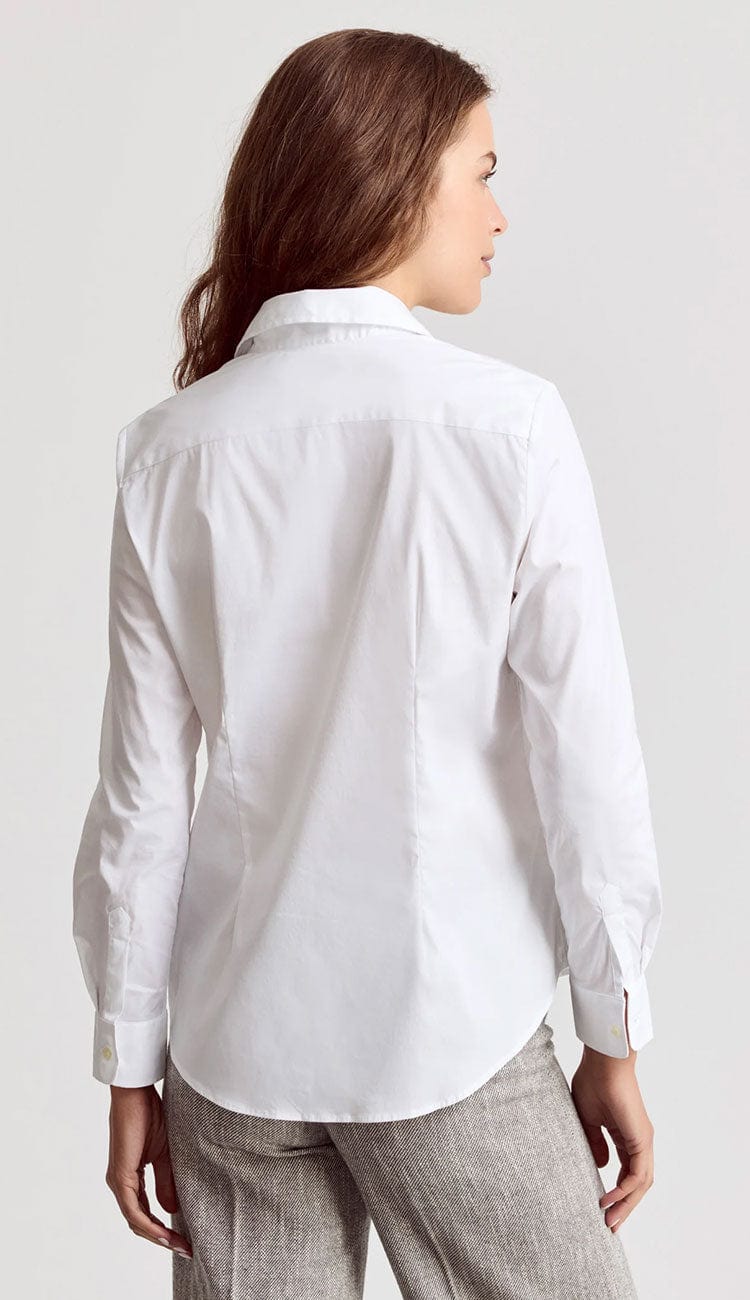The Icon Shirt by Rochelle Behrens in white. Looking for the perfect white shirt? Here it is! Paula & Chlo - back