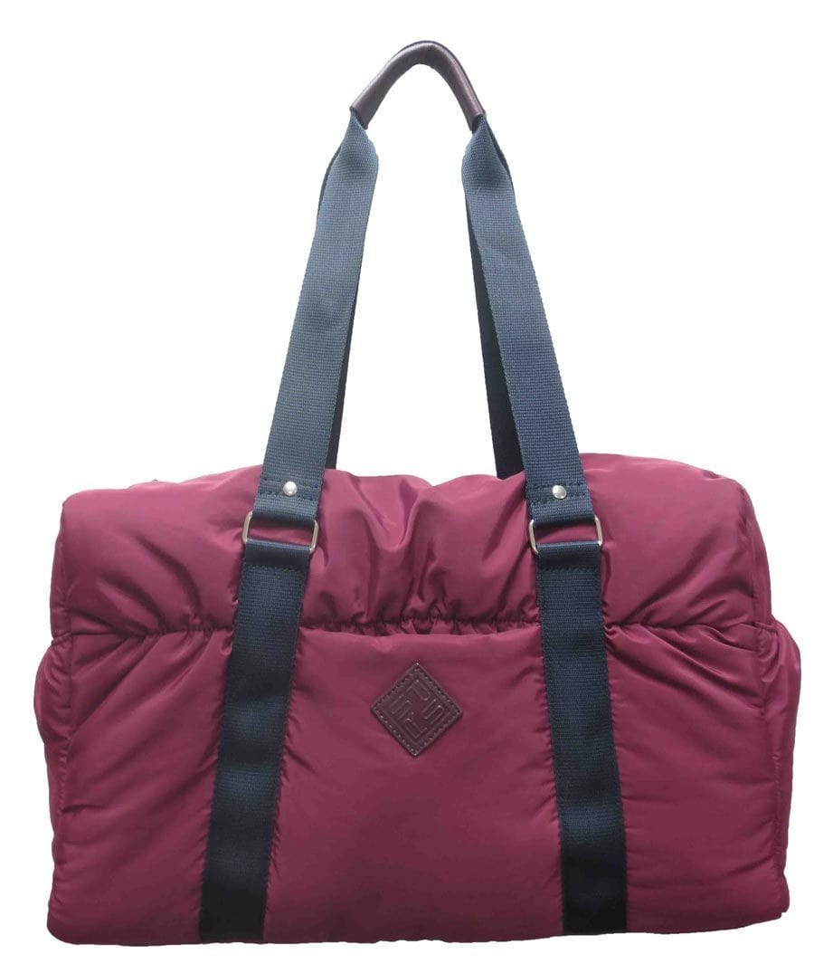 Nylon Duffel Bag - Berry