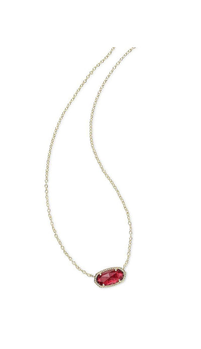 Clear Berry Elisa Necklace by Kendra Scott