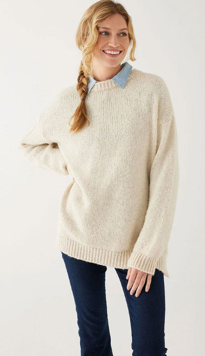 Bari Sweater in Buttercream - a beautiful one-size sweater by MerSea at Paula & Chlo