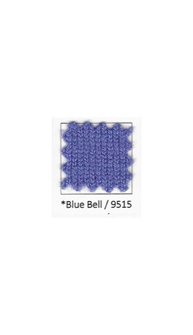 Blue Bell Cashmere Dress Topper swatch - a medium blue.