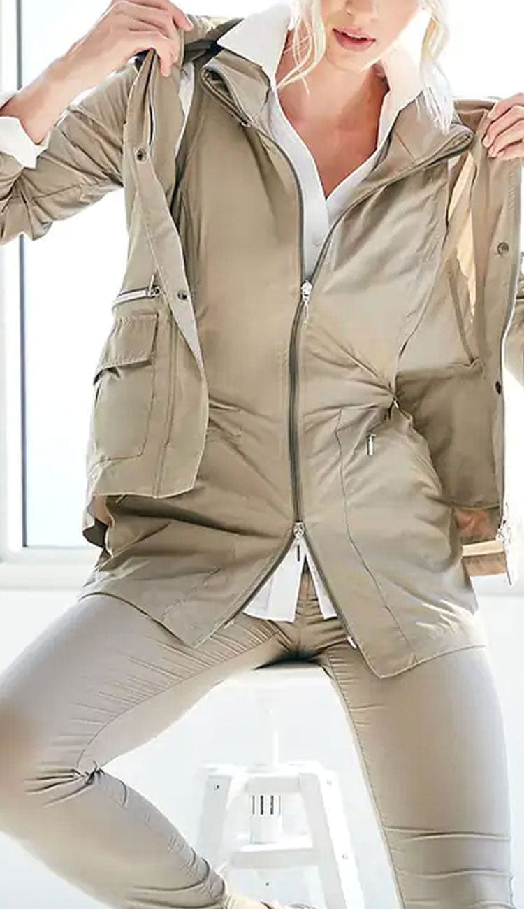 Delaney Travel Vest in Black by Anatomie in Khaki - shop Paula & Chlo for the best travel clothes for women. 