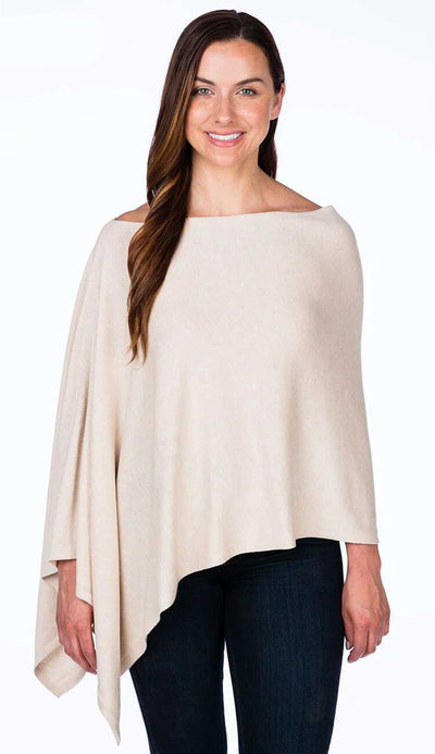 Dune Trade Wind Cashmere Blend Dress Topper Poncho by Alashan Cashmere
