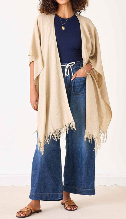Hermosa 3-Way Linen Wrap by MerSea. A great Warm weather accessory. Makea. a great coverup. Paula & Chlo