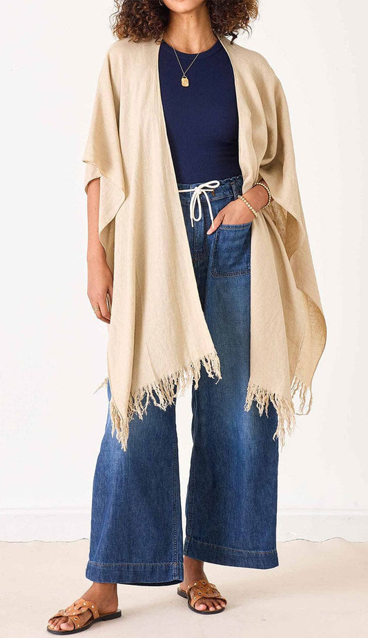 Hermosa 3-Way Linen Wrap by MerSea. A great Warm weather accessory. Makea. a great coverup. Paula & Chlo