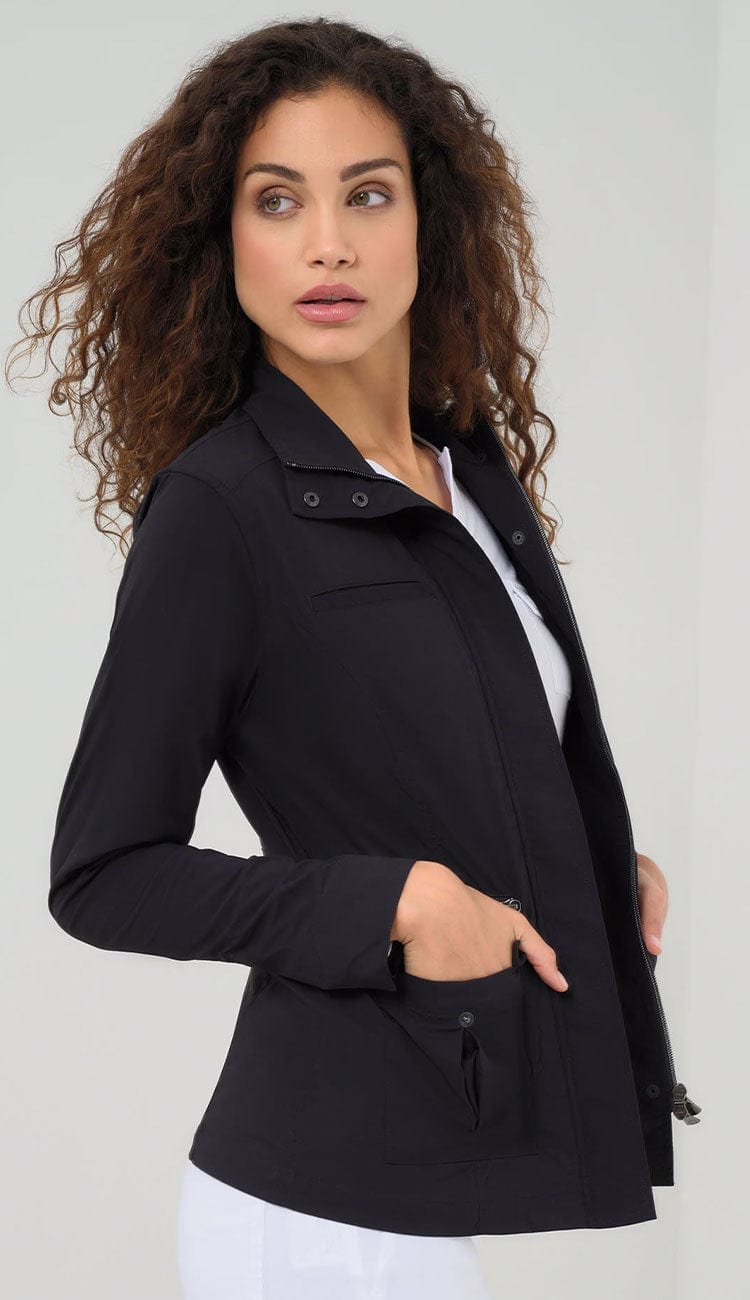Kenya Safari Jacket Black Side View by Anatomie at Paula & Chlo The best travel jacket! 