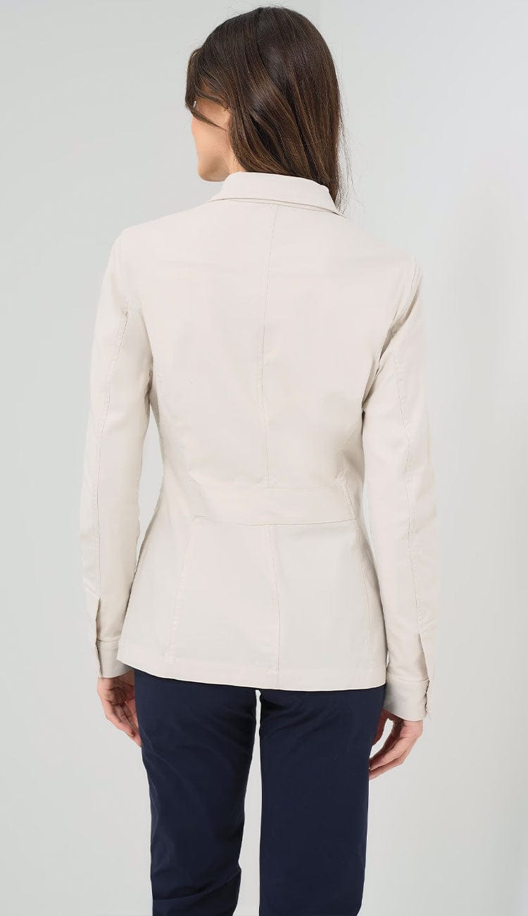 Kenya Safari Jacket Stone by Anatomie back view | Paula & Chlo