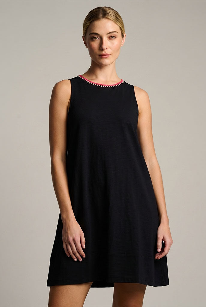 Lisa Todd Summer Swing Dress – Black