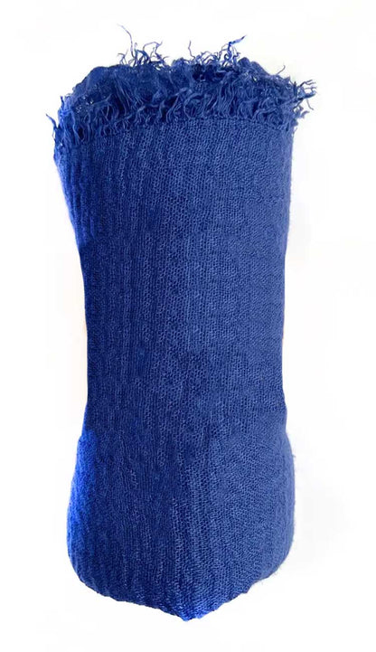 Royal Blue Boho Scarf - Paula & Chlo