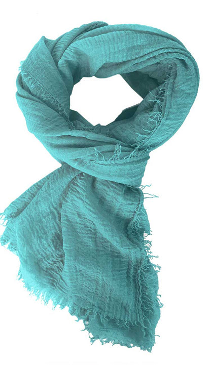 Aquamarine Boho Scarf - Paula & Chlo