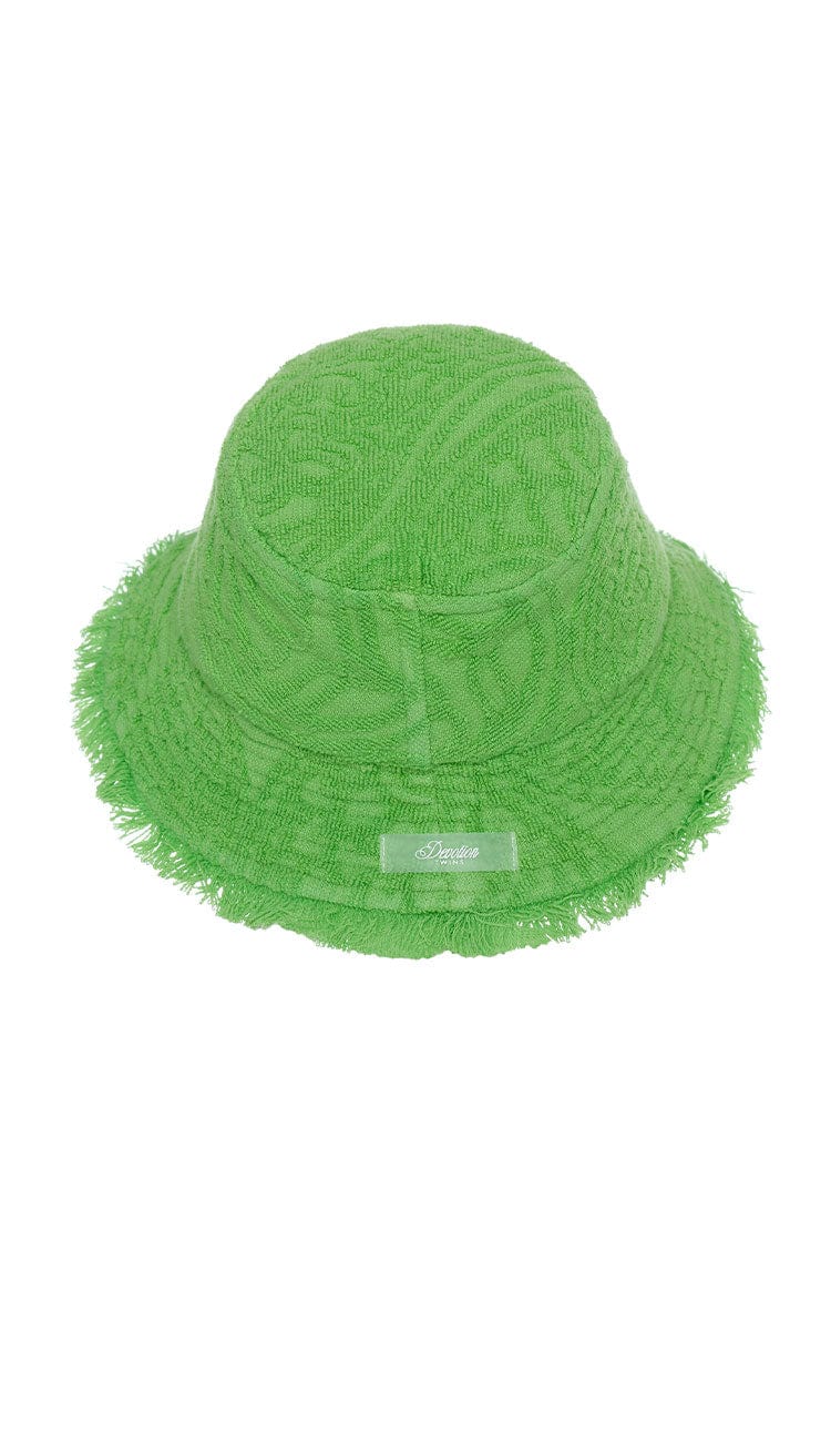 Belida Terry Hat - Devotion Twins - Bright Green