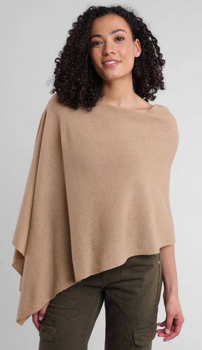 Blonde Camel Cashmere Dress Topper by Alashan Cashmere / Claudia Nichole at Paula & Chlo. One size fits most, makes the best gift for mom.