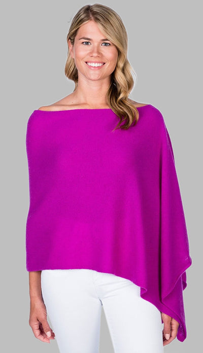 boysenberry cashmere topper by alashan cashmere