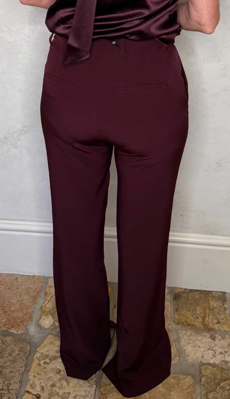 Cady Crepe Pants by generation love back view from paula and chlo.