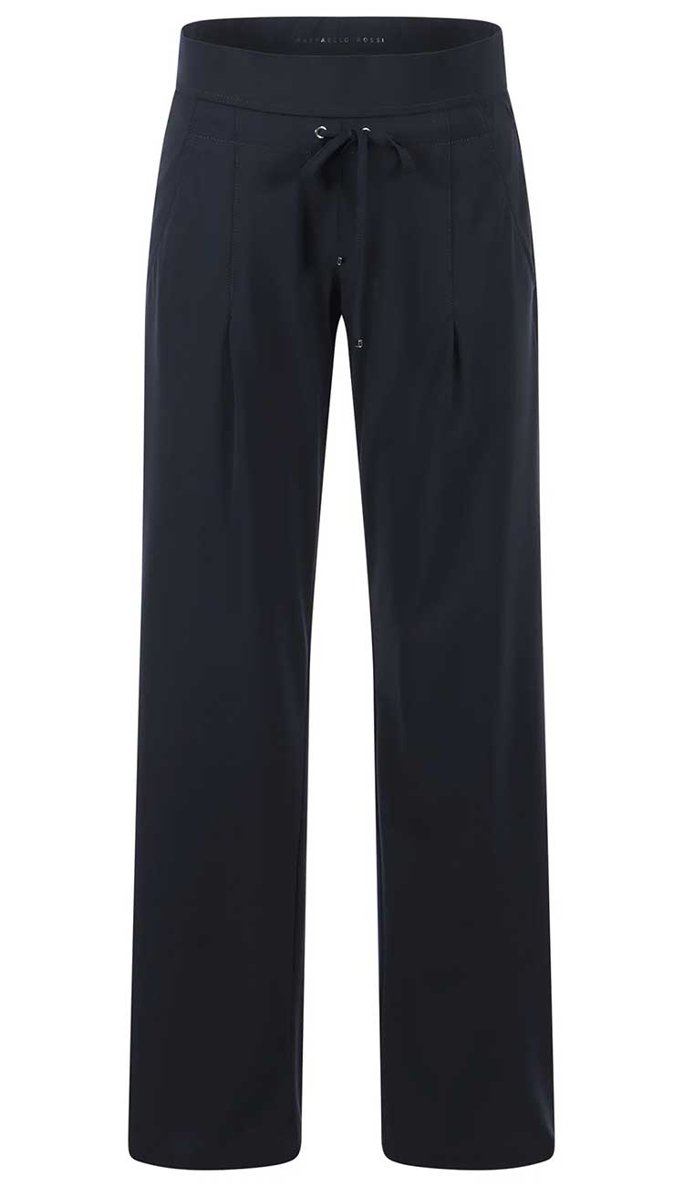 Marine Candice straight leg pants on white background