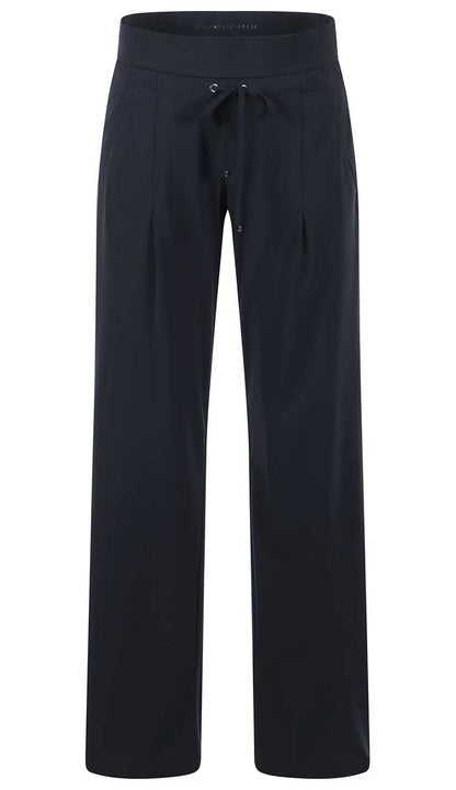 Marine Candice straight leg pants on white background