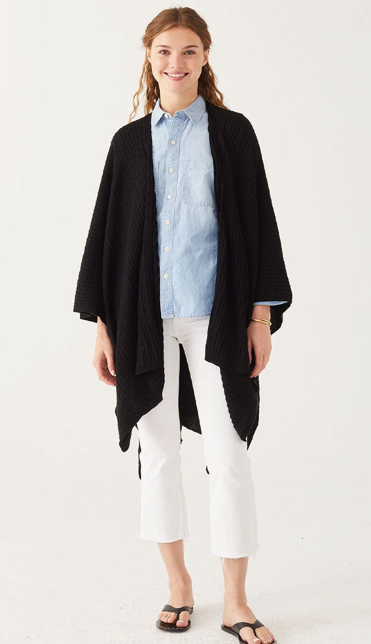Charleston wrap in black by MerSea - at Paula & Chlo