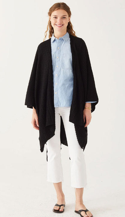 Charleston wrap in black by MerSea - at Paula & Chlo