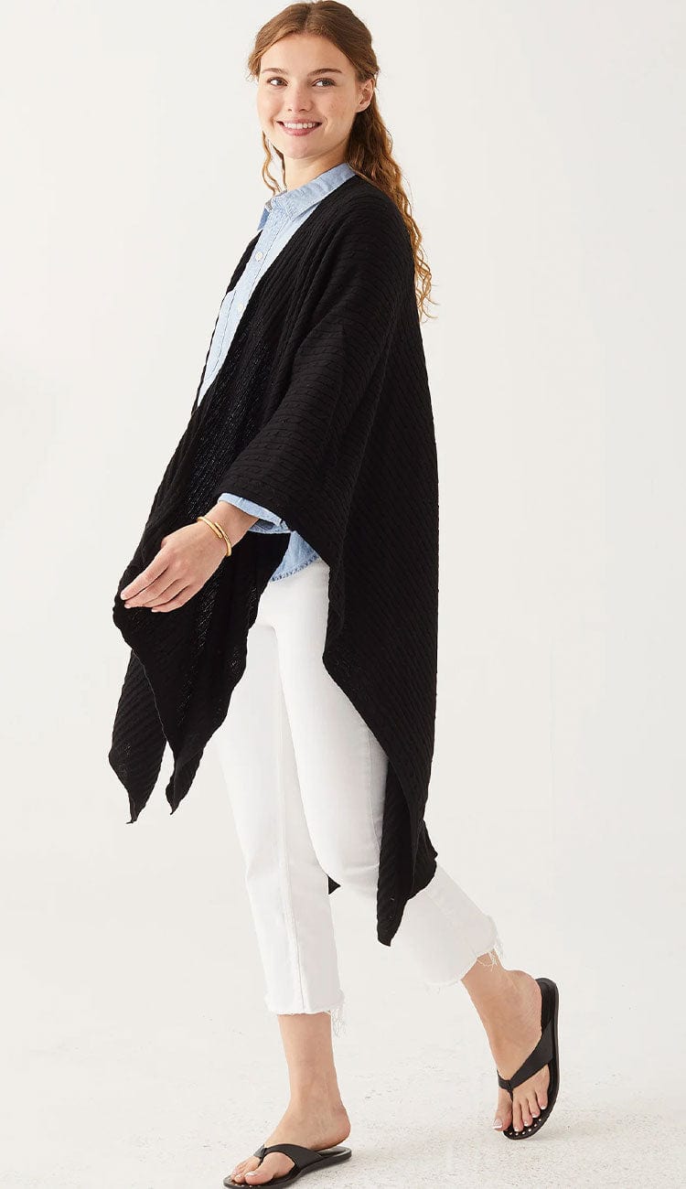 Charleston wrap in black side view by MerSea - at Paula & Chlo