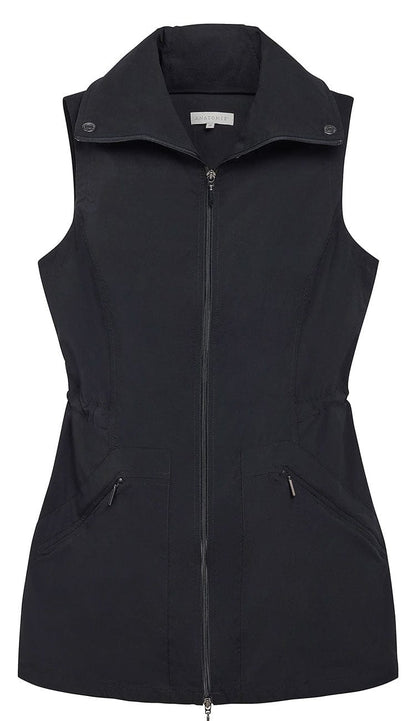 Delaney Travel Vest in Black by Anatomie. Wear it alone or layer it. - shop Paula & Chlo for the best travel clothes for women.