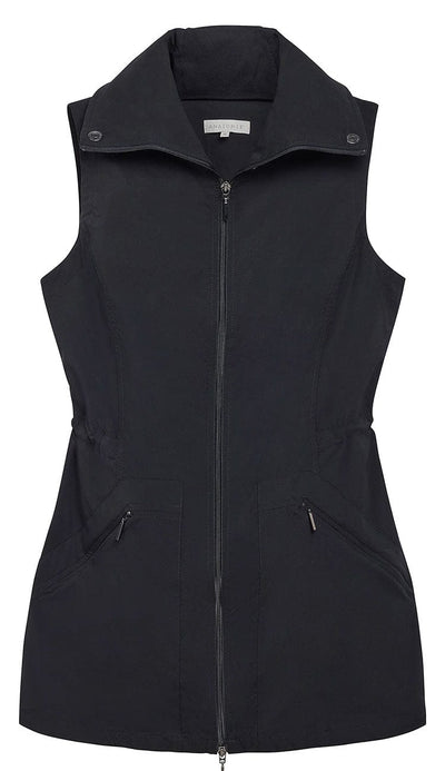 Delaney Travel Vest in Black by Anatomie. Wear it alone or layer it. - shop Paula & Chlo for the best travel clothes for women.
