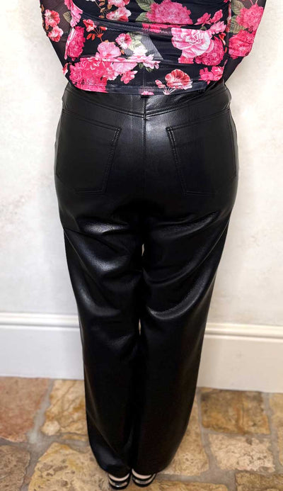 emmett vegan leather pants generation love at paula and chlo back view 