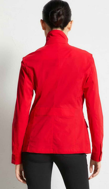 Kenya Safari Jacket Atomic Red  Back View by Anatomie | Paula & Chlo Front View