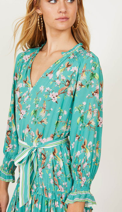 Moira Birds in Paradise Dress by Caballero - Paula & Chlo detail view 2 