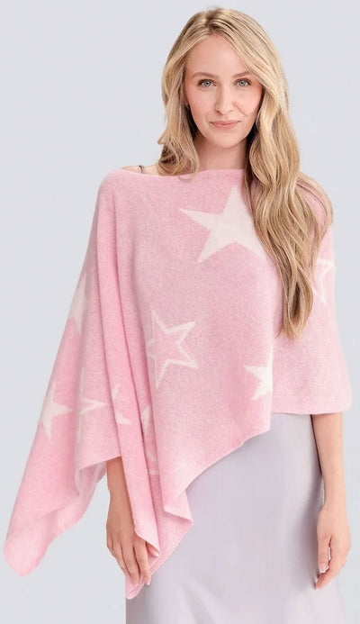 Taylor Star Topper by Alashan Cashmere - Paula & Chlo in Pink Swirl front view
