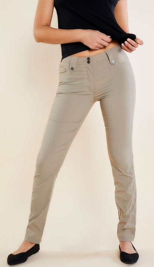 Skyler Travel Pants by Anatomie in Khaki - Paula & Chlo