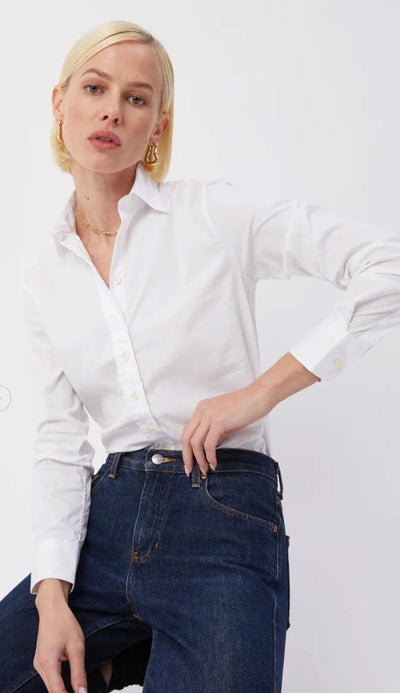 The Icon Shirt by Rochelle Behrens in white. Looking for the perfect white shirt? Here it is! Paula & Chlo