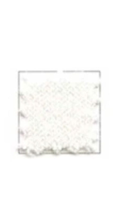 Alashan Cashmere Cotton Cashmere Travel Wrap with mini ruffle in White | Paula and Chlo