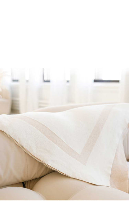 Homestead Cashmere Throw - 100% cashmere throw - Paula & Chlo