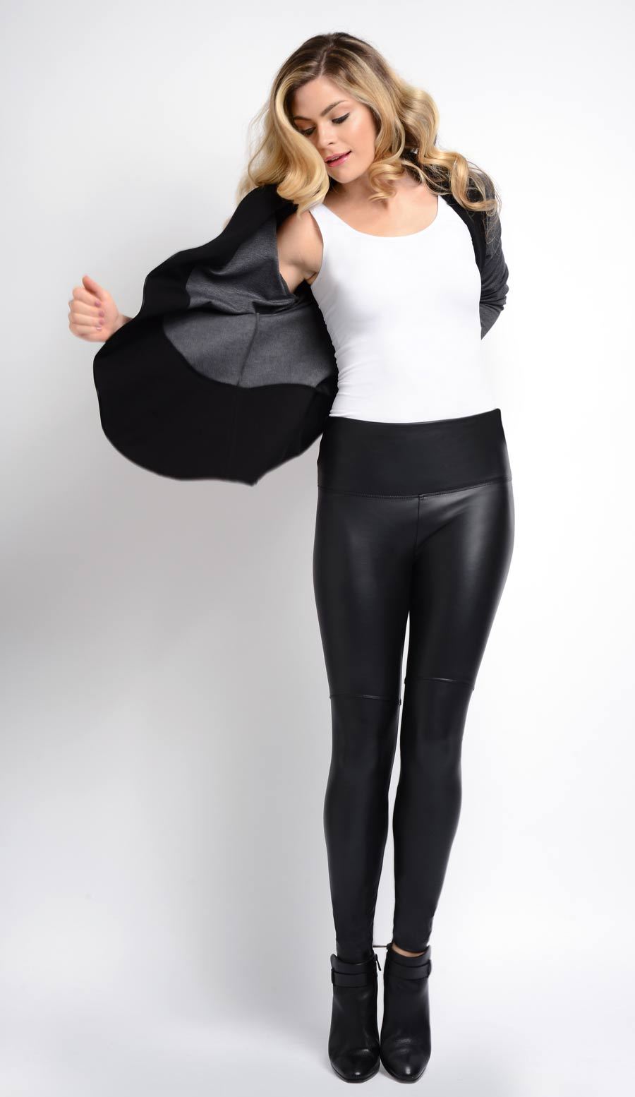 Vegan Leather Legging