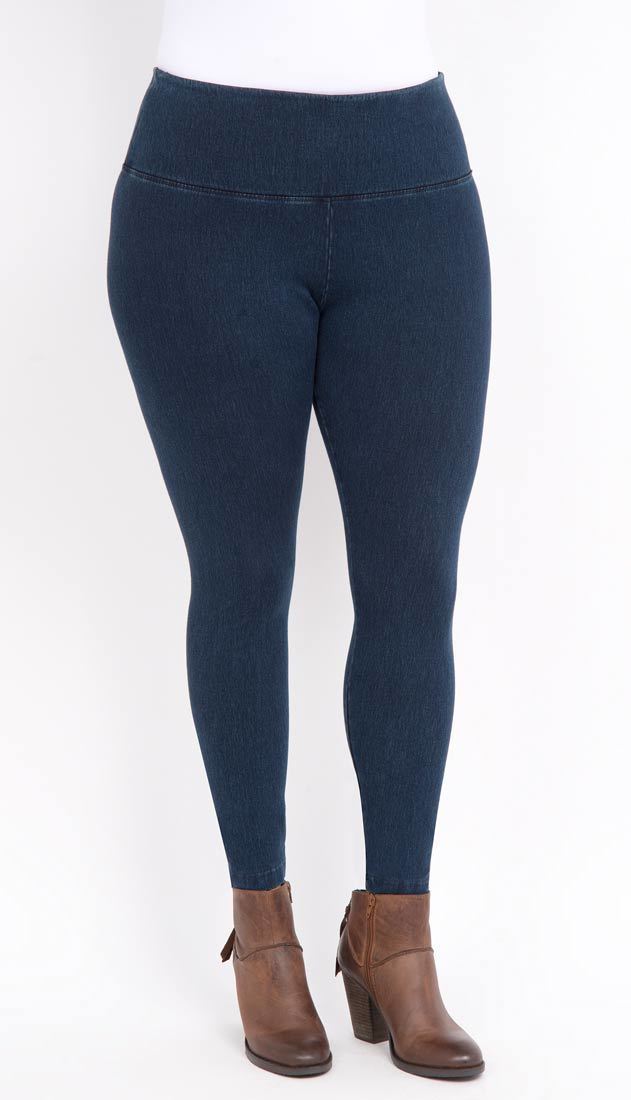 Denim Stretch Legging - Indigo Blue