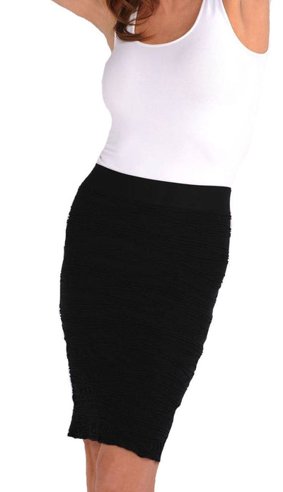 Line Skirt - Black