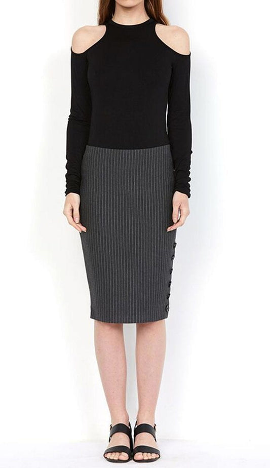 Striped Resplendent Pencil Skirt 