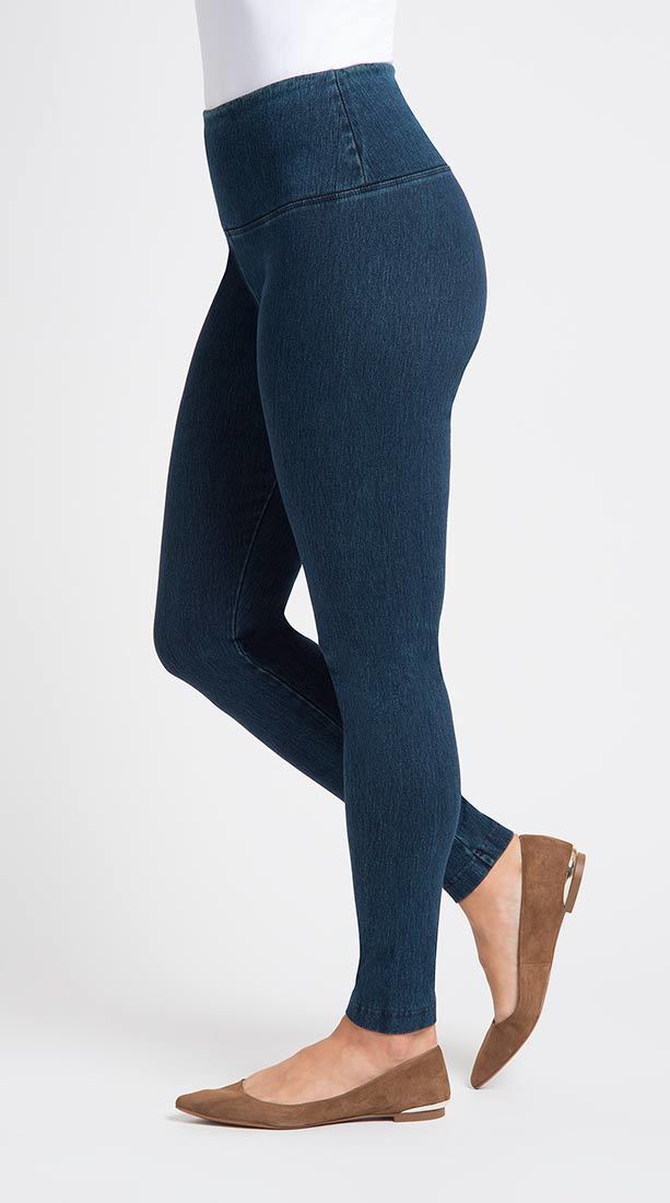 Denim Stretch Legging - Indigo Blue