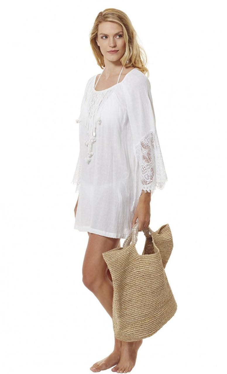 short white kaftan dress Victoria White Kaftan