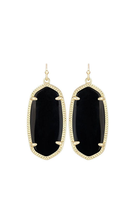 Elle Earrings - Black by kendra scott