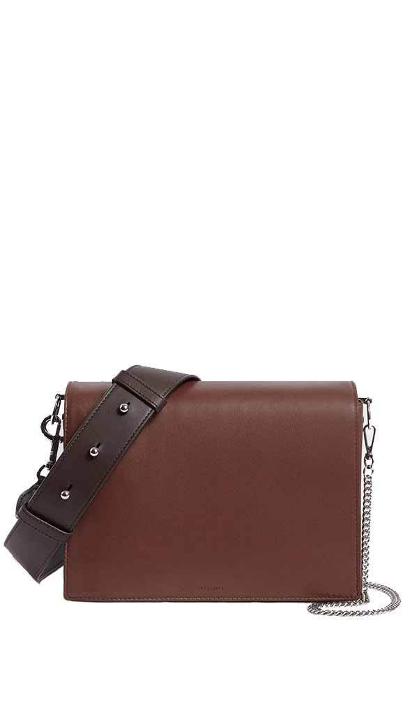 zep bag in oxblood / port burgundy from Allsaints