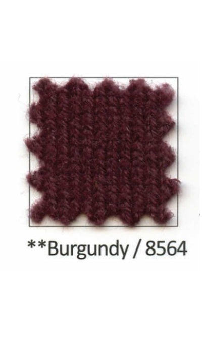 Burgundy - rich dark burgundy Alashan cashmere topper color