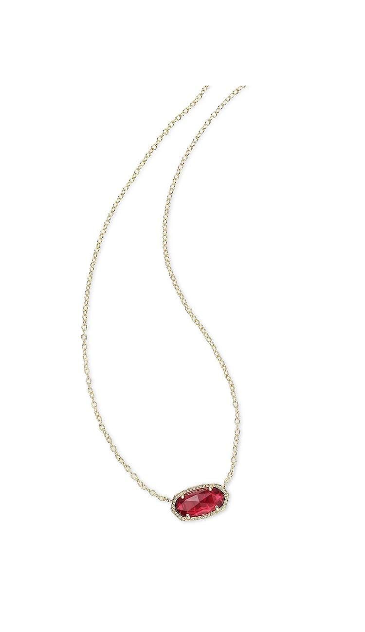 Clear Berry Elisa Necklace by Kendra Scott