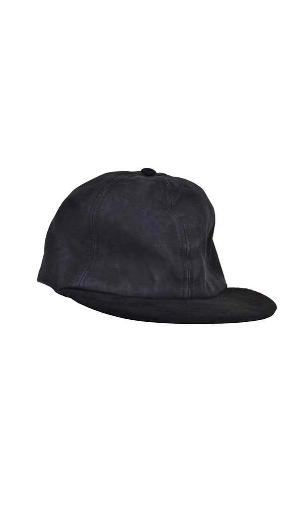 Darian leather baseball cap