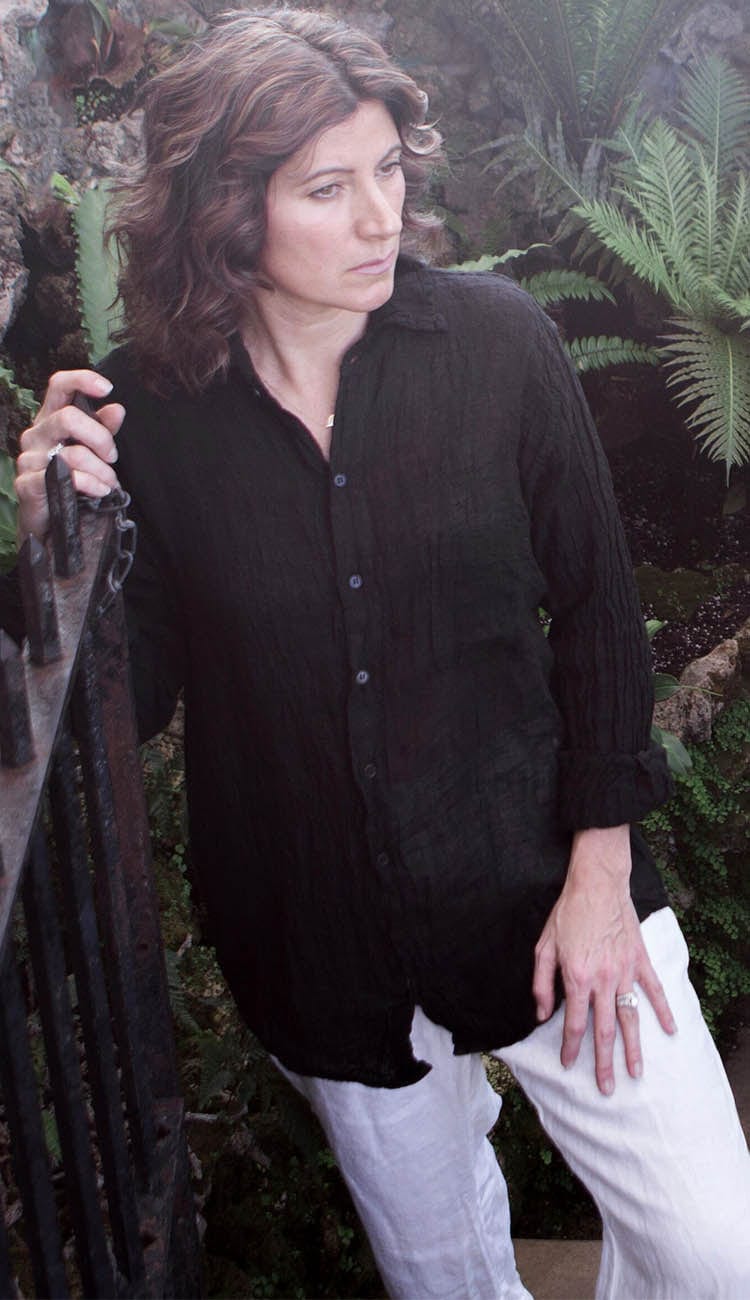 jack shirt in black gauze cp shades 