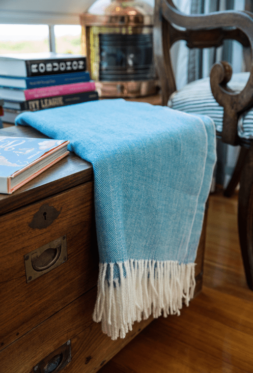 Spring Lake Adirondack Herringbone Woven Throw