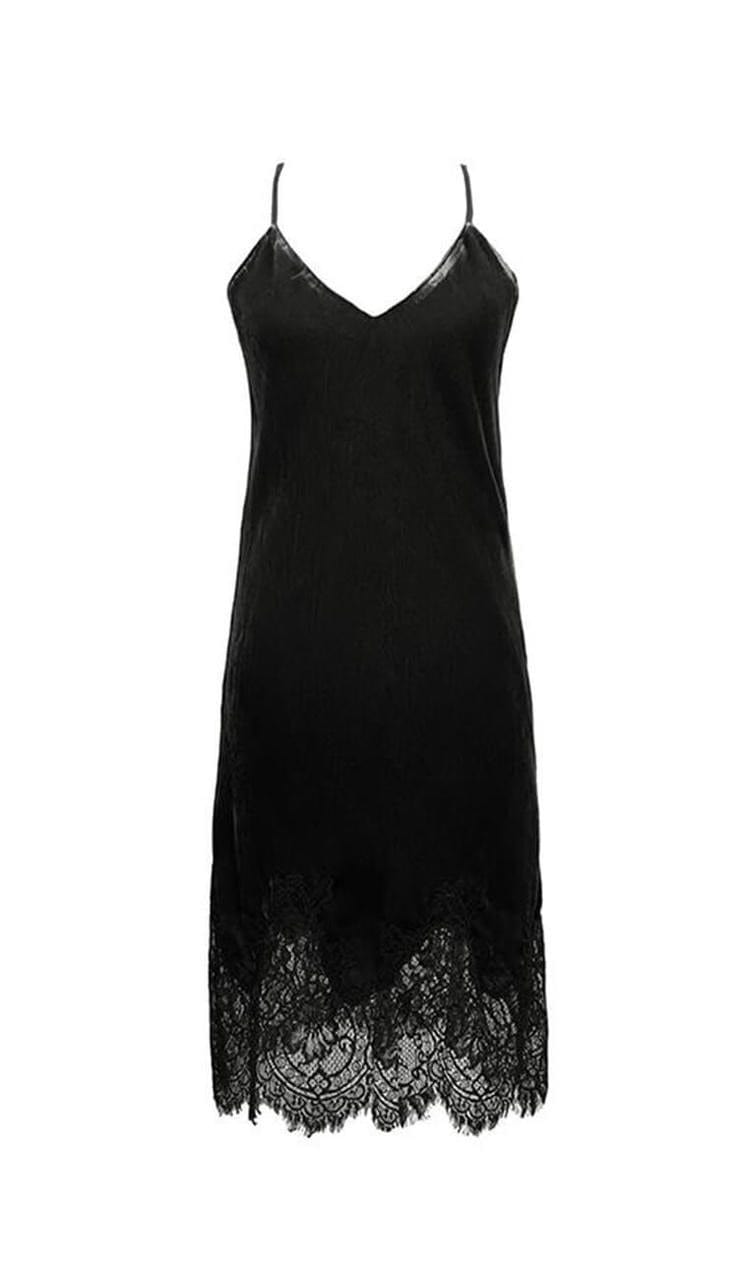 Gold Hawk Anastasia Velvet Slip Dress in Black - Shop the trend Paula & Chlo Gold Hawk Anastasia Velvet Slip Dress in Black - Shop the trend Paula & Chlo