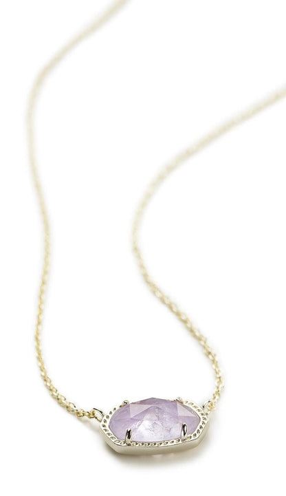 Amethyst Elisa Necklace by Kendra Scott 