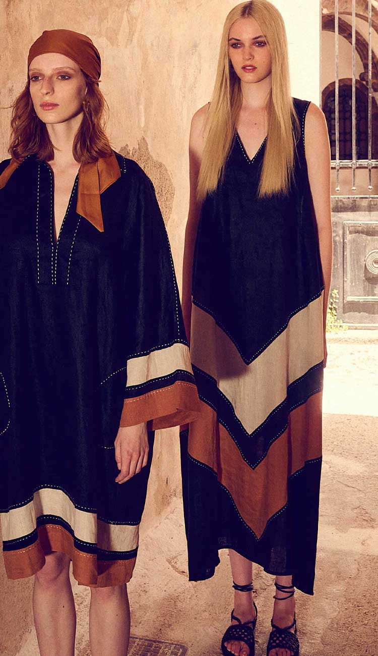 Ammoudi Dress by the Devotion Twins in 100% Linen Dress - Paula & Chlo