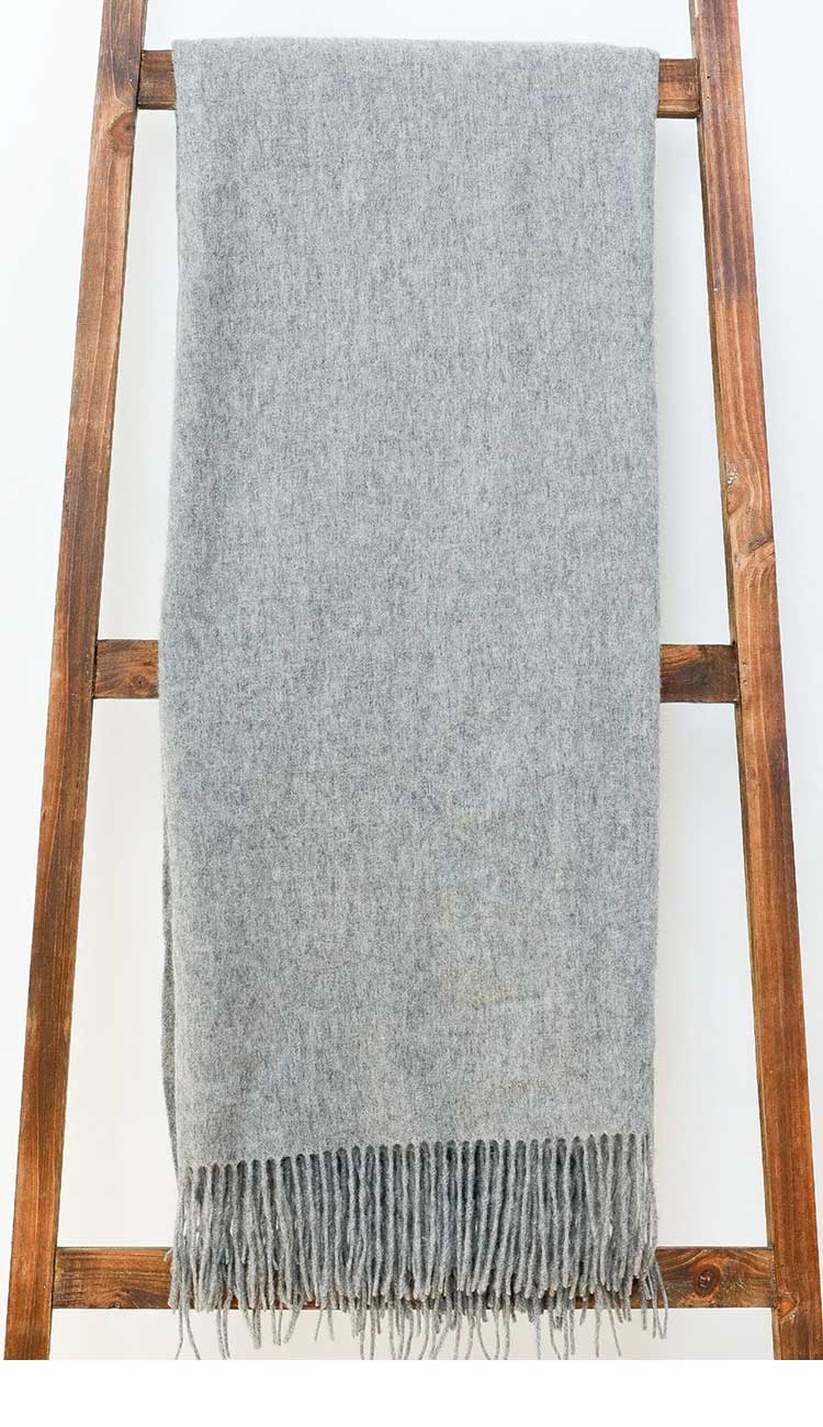 Ash Classic Merino and Cashmere Throw - Paula & Chlo